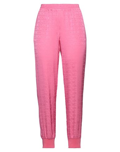 Moschino Woman Pants Pink Size 12 Viscose, Silk, Virgin Wool, Polyamide, Elastane