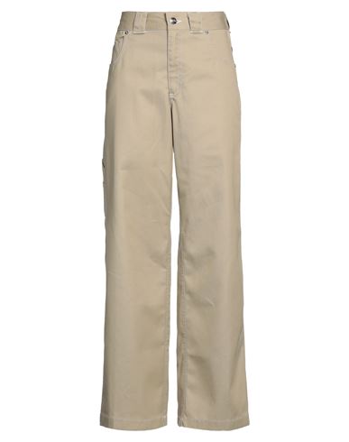 Dickies Woman Jeans Beige Size S Polyester, Cotton