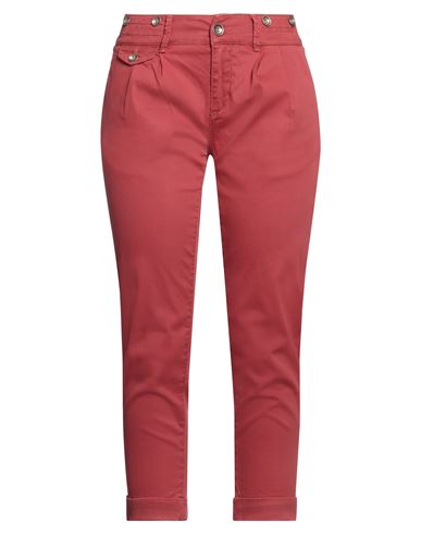 Jacob Cohёn Woman Pants Coral Size 30 Cotton, Elastane In Red