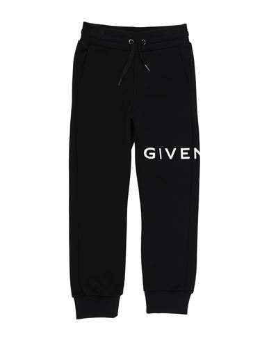 Givenchy Babies'  Toddler Boy Pants Black Size 4 Cotton, Polyester, Elastane