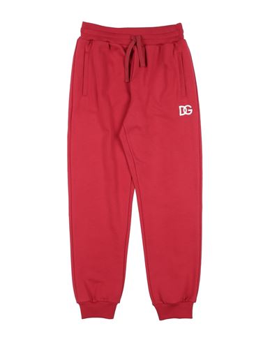 Shop Dolce & Gabbana Toddler Boy Pants Burgundy Size 6 Cotton, Elastane, Viscose In Red