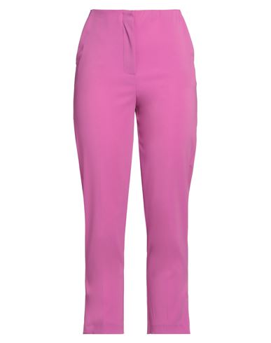 Patrizia Pepe Woman Pants Fuchsia Size 4 Polyester, Elastane In Pink