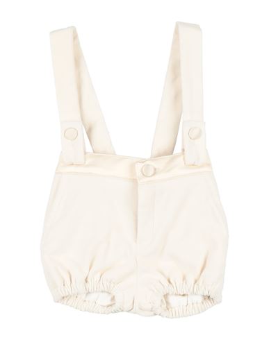 Manuell & Frank Newborn Boy Shorts & Bermuda Shorts Cream Size 0 Cotton, Elastane In White