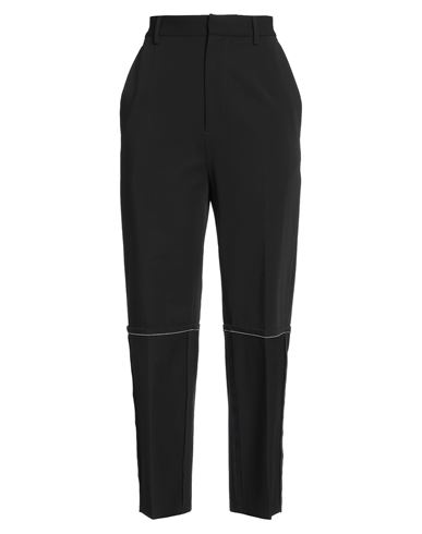 Mm6 Maison Margiela Woman Pants Black Size 10 Polyester, Viscose, Elastane