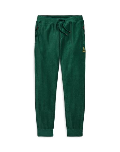 Polo Ralph Lauren Knit Corduroy Jogger Pant Man Pants Emerald Green Size L Cotton, Polyester, Elasta
