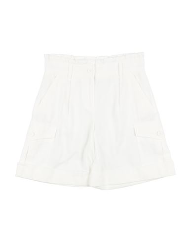Shop Moncler Toddler Girl Shorts & Bermuda Shorts White Size 6 Cotton
