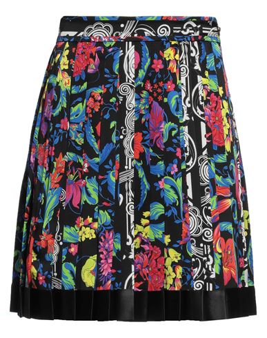 Versace Woman Mini Skirt Black Size 8 Silk