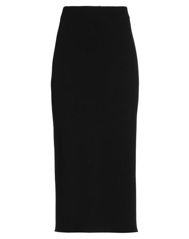 Shop Liviana Conti Woman Midi Skirt Black Size 10 Viscose, Polyester
