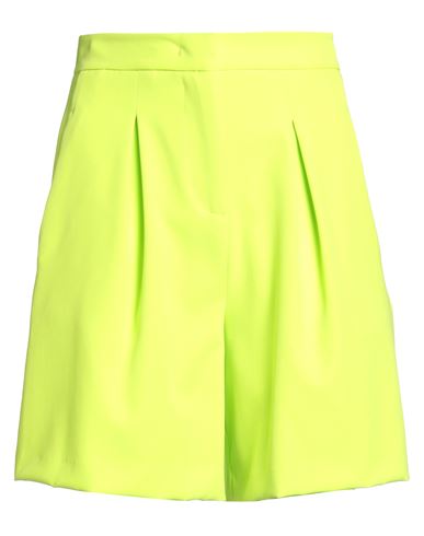 Hinnominate Woman Shorts & Bermuda Shorts Lime Green Size Xs Polyester, Elastane In Green
