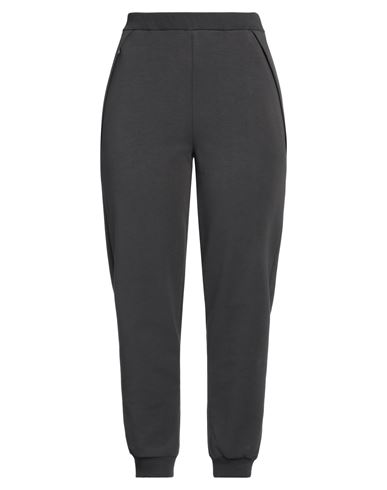 Emporio Armani Woman Pants Lead Size 8 Cotton, Polyester, Elastane In Grey
