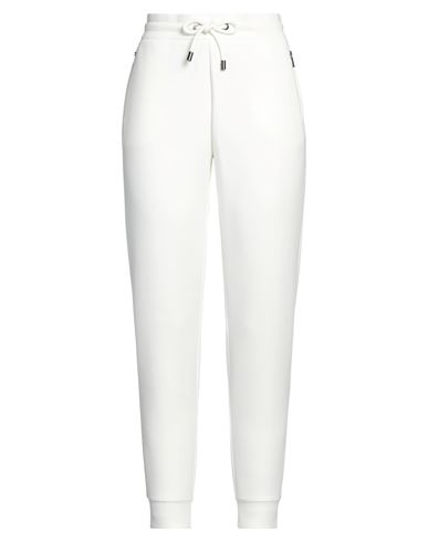 Emporio Armani Woman Pants White Size 10 Cotton, Polyester, Elastane