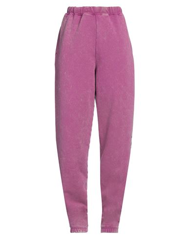 Aries Woman Pants Fuchsia Size S Cotton In Pink