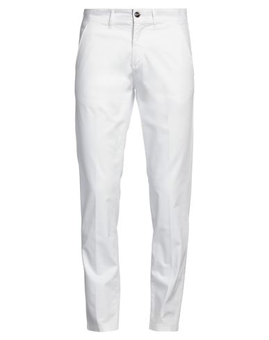 Herman & Sons Man Pants White Size 38 Cotton, Elastane