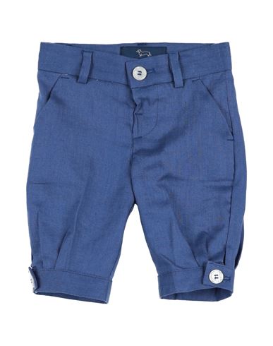 Shop Harmont & Blaine Newborn Boy Pants Navy Blue Size 3 Linen