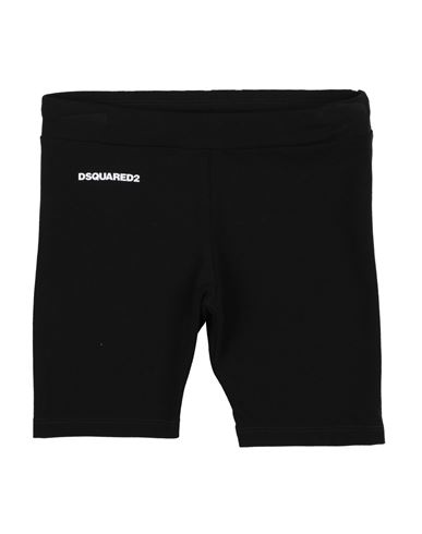 Dsquared2 Babies'  Toddler Girl Shorts & Bermuda Shorts Black Size 6 Cotton, Elastane