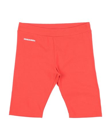 Dsquared2 Babies'  Toddler Girl Shorts & Bermuda Shorts Tomato Red Size 4 Cotton, Elastane