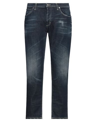 Dondup Man Jeans Blue Size 33 Organic Cotton, Elastane