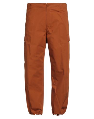 Kenzo Man Pants Tan Size 42 Cotton In Brown