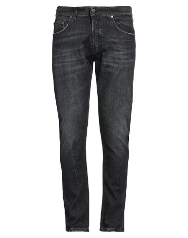 Dondup Man Jeans Black Size 35 Cotton, Elastane