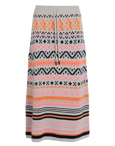 Max & Co . Woman Midi Skirt Beige Size M Acrylic, Wool, Polyester