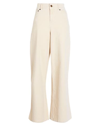 Max & Co . Woman Pants Beige Size 8 Cotton, Elastane