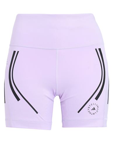 Adidas By Stella Mccartney Asmc Tpa T H. R Woman Shorts & Bermuda Shorts Lilac Size 12 Recycled Poly In Purple