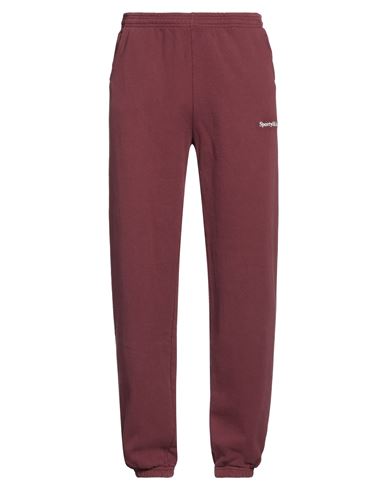 Sporty And Rich Sporty & Rich Man Pants Garnet Size Xl Cotton In Red