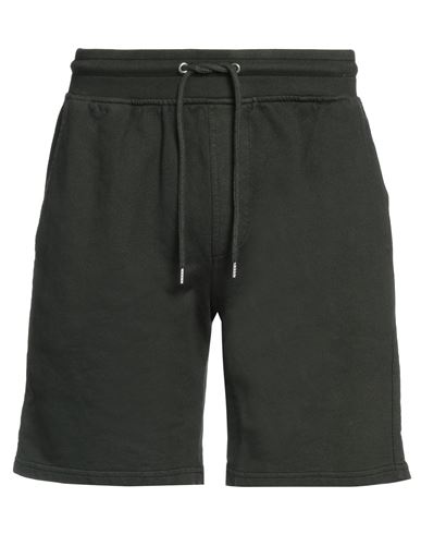 Colorful Standard Man Shorts & Bermuda Shorts Military Green Size S Organic Cotton