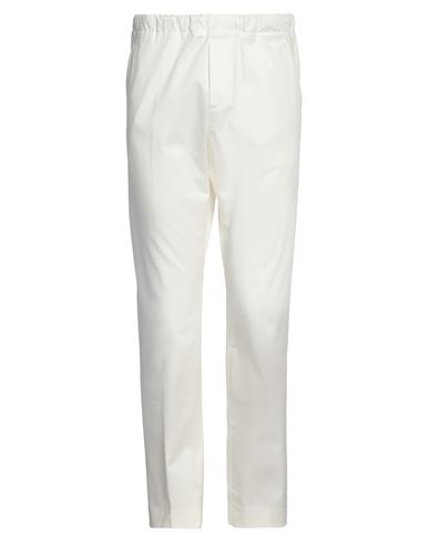 Nine In The Morning Man Pants Ivory Size 34 Cotton, Elastane In Neutral
