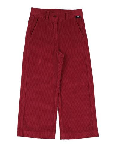 Aspesi Babies'  Toddler Girl Pants Garnet Size 6 Cotton, Elastane In Red