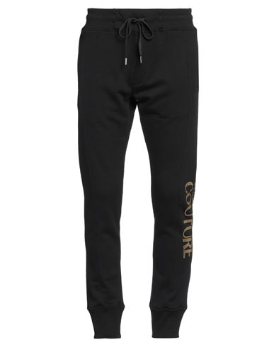 Versace Jeans Couture Man Pants Black Size 3xl Cotton, Polyester, Elastane