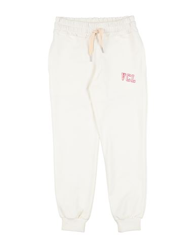 Shop Vicolo Toddler Girl Pants White Size 6 Cotton, Elastane