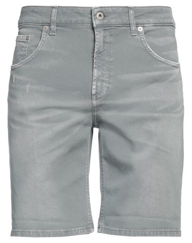 Dondup Man Shorts & Bermuda Shorts Grey Size 34 Cotton, Elastane