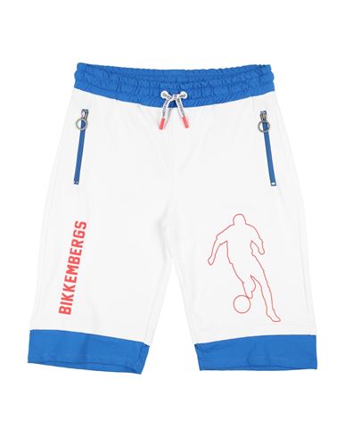 Shop Bikkembergs Toddler Boy Shorts & Bermuda Shorts White Size 4 Cotton