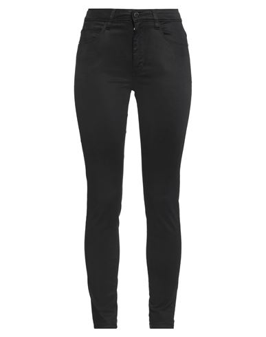 Guess Woman Pants Black Size 25w-29l Tencel Lyocell, Cotton, Elastomultiester, Elastane