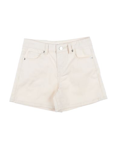 Vicolo Toddler Girl Shorts & Bermuda Shorts Cream Size 4 Cotton, Elastane In White