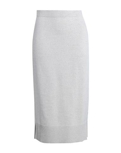 Artknit Studios The Merino Wool Pencil Skirt Woman Midi Skirt Beige Size L Merino Wool