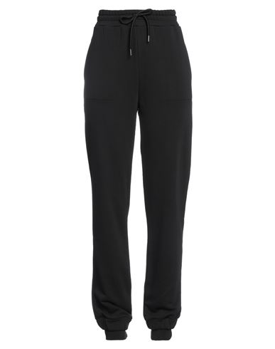 Emporio Armani Woman Pants Black Size 14 Cotton, Polyester, Elastane