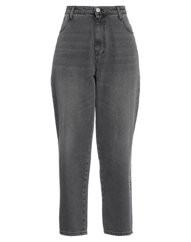 Gaelle Paris Gaëlle Paris Woman Jeans Charcoal Size 31 Cotton