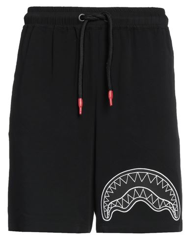 Sprayground Man Shorts & Bermuda Shorts Black Size Xl Viscose