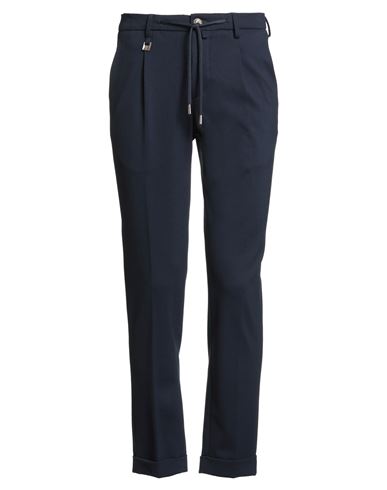 Barbati Man Pants Midnight Blue Size 30 Viscose, Polyamide, Elastane In Blue