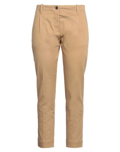 Nine In The Morning Woman Pants Camel Size 27 Cotton, Elastane In Beige