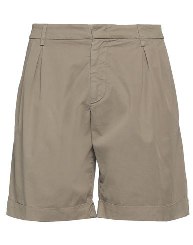 Dondup Man Shorts & Bermuda Shorts Khaki Size 35 Cotton, Elastane In Beige