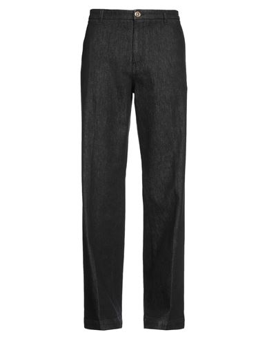 Versace Man Jeans Black Size 34 Cotton, Elastane