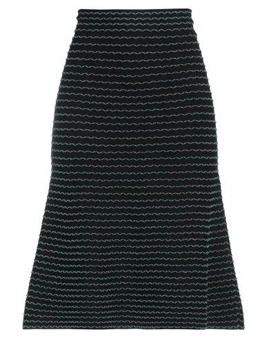 Emporio Armani Woman Midi Skirt Black Size 6 Viscose, Polyester, Polyamide