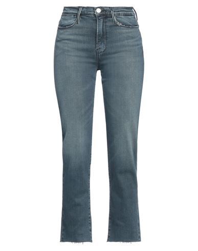 Frame Woman Jeans Blue Size 25 Organic Cotton, Elastane