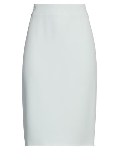 Emporio Armani Woman Midi Skirt Sky Blue Size 14 Viscose, Acetate, Elastane
