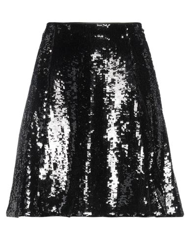 Emporio Armani Woman Mini Skirt Black Size 12 Polyester
