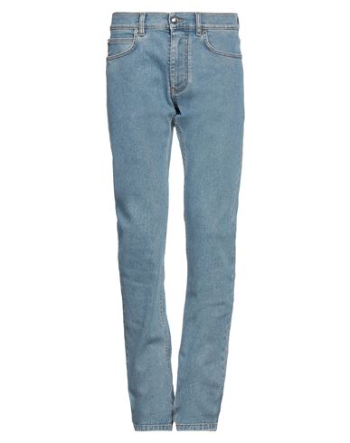 Versace Man Jeans Blue Size 35 Cotton, Elastomultiester, Elastane