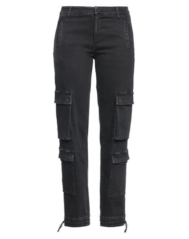 Shop Dondup Woman Jeans Black Size 28 Organic Cotton, Modal, Elastomultiester, Elastane